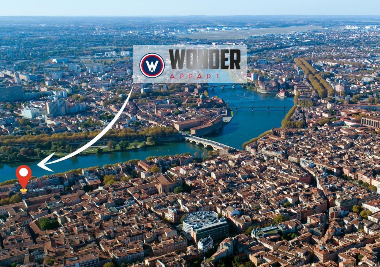 Wonder Appart' 402 - Vue Sur Garonne ตูลูส ภายนอก รูปภาพ